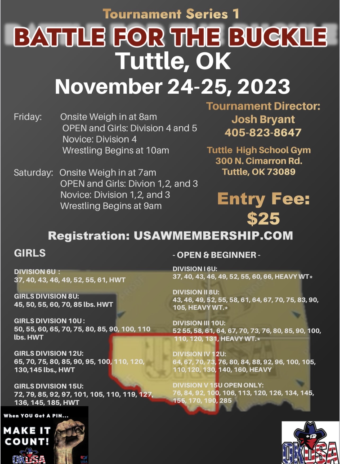 USA Wrestling Events